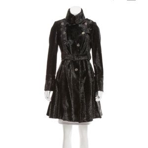 COPY - Karen Millen Velvet Trench Coat